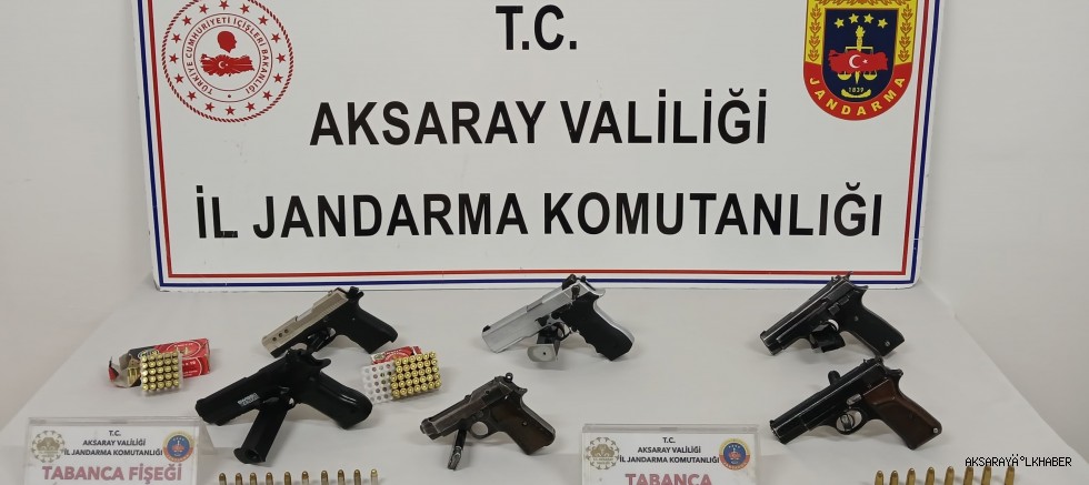 Jandarmadan silah kaçakçılığına darbe