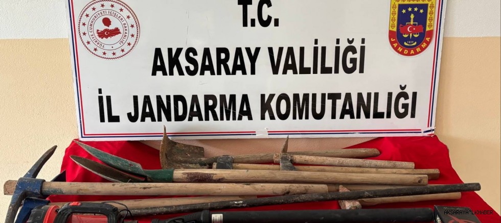KACAK KAZICILAR YAKALANDI