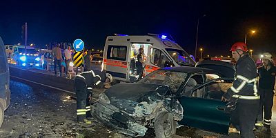  Aksaray-Adana Yolunda Kaza: 4 Yaralı