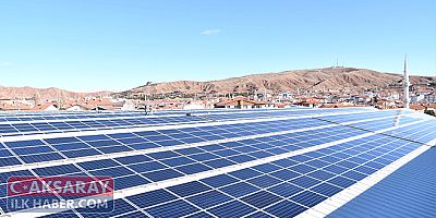 Aksaray Belediyesi Güneş Enerji Santrali Üretime Başladı