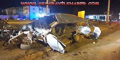 Aksaray’ da Feci Kaza1 Ölü, 1 Yaralı
