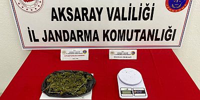 Aksaray İl Jandarma Komutanlığı sorumluluk bölgesinde uyuşturucu madde kullanan