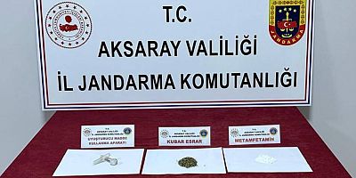 ORTAKÖY İLÇESİNDE UYUŞTURUCU ELE GECİRİLDİ